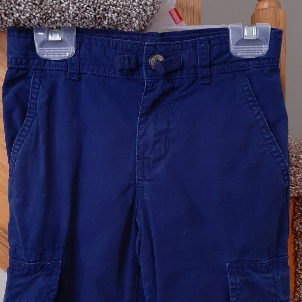 Carters Dark Blue Cargo Pants Cotton Trousers Boys Size 5